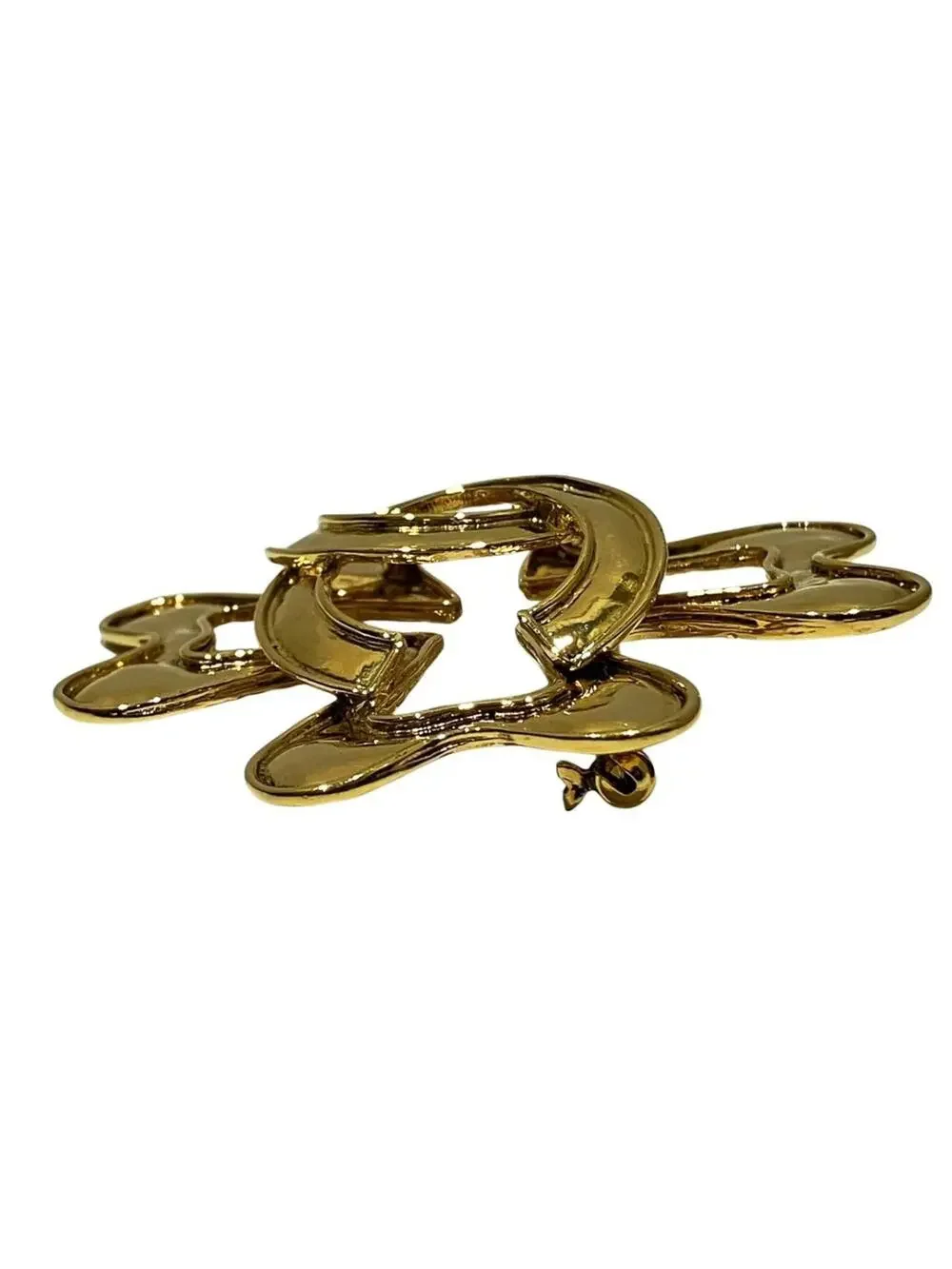 Chanel Cc Logo Brooch Metal #343235C72B